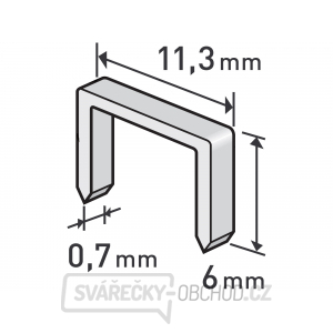 Spony- balenie 6mm - 1000ks gallery main image