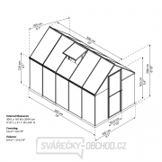 Polykarbonátový skleník Palram multiline 6x10 Náhľad