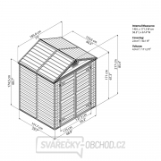 Záhradný domek Skylight 6x5 hnědý Náhľad