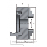 4-čelisťové sklíčidlo s centrickým upínáním ø 160 mm Camlock gallery main image