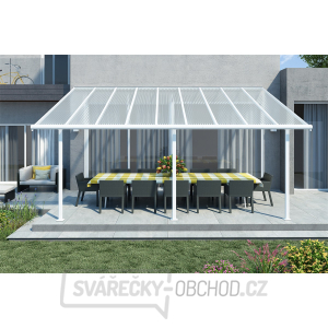 Sierra 5400 biela 3 x 5,46 - hliníková (montovaná) pergola gallery main image