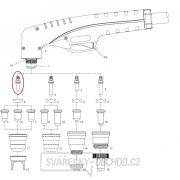 Elektróda krátká pre horák PARKER  Náhľad