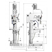 Stĺpová vŕtačka OPTIdrill B 40 GSM Náhľad