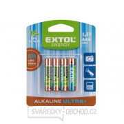 Batérie alkalické ULTRA +, 1,5V AAA (LR03) - 4 ks Náhľad