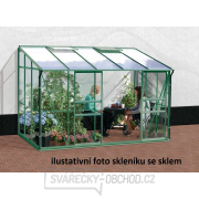 Skleník VITAVIA IDA 6500 PC 6 mm zelený+ tyče na zeleninu zadarmo gallery main image