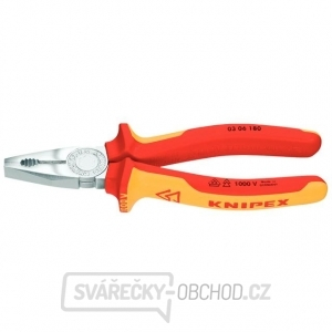 KNIPEX - kliešte kombinované 180 mm, potah PVC do 1000 V… gallery main image