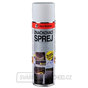 Den Braven - značkovací sprej  500ml - reflexný žltá gallery main image