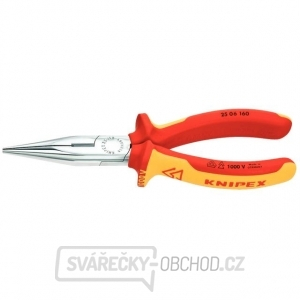 KNIPEX - kliešte s půlkulatými čeľusťmi 160 mm, potah PVC do 1000V gallery main image