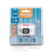 Čelovka 40lm, 1W + 2 červené LED, 3x AAA Náhľad