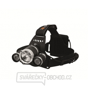 Solight LED čelové svietidlo SUPER POWER, 900lm, 3x Cree LED, 4x AA gallery main image