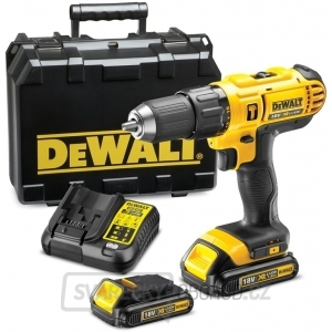 Aku príklepová vŕtačka/skrutkovač DeWALT DCD776C2 18V, 2x1,3Ah gallery main image