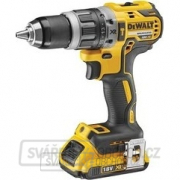 Aku bezuhlíková vŕtačka/skrutkovač s príklepom DeWALT DCD796D2 18V XR Li-Ion 2x2,0 Ah + kufor Náhľad