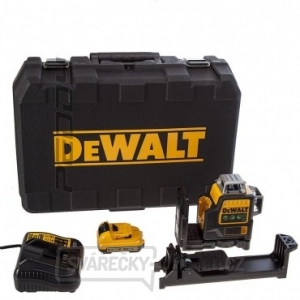 DCE089D1G Zelený laser 3x 360°, 1x 10,8V 2,0Ah DeWALT gallery main image