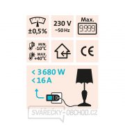 Merač spotřeby el. energie - wattmeter, kW, kWh, CO2 Náhľad