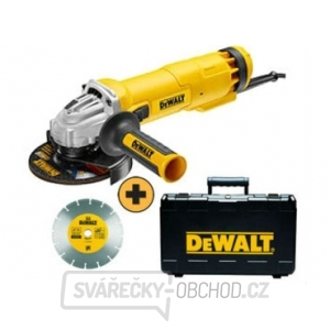 DWE4217KD Uhlová brúska 125mm s dia kotúčom a kufrom DeWALT gallery main image