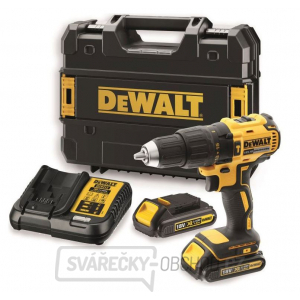 Aku bezuhlíková príklepová vŕtačka/skrutkovač DeWALT DCD778S2T 18V, 2x 1,5Ah + kufor gallery main image