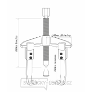 Univerzální tříramenný stahovák s posuvnými rameny SN0110/160 Náhled