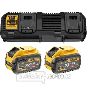 DCB132X2 - Dvojitá nabíjačka + 2x aku 18V 9,0 Ah DeWALT FLEXVOLT gallery main image