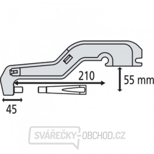 Rameno k pneumatickým bodovacím kleštím typ C2 - izolované gallery main image