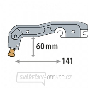 Rameno k pneumatickým bodovacím kleštím typ C6 - izolované gallery main image