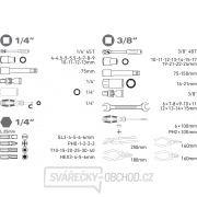 Sada 65ks nářadí, CrV, 1/4