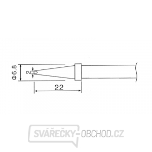 Hrot C1-4 pro pájky ZD-30C, ZD-99, ZD-8906, ZD-8906L gallery main image