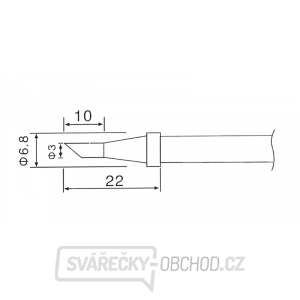 Hrot C1-3 pro pájky ZD-30C, ZD-99, ZD-8906, ZD-8906L gallery main image