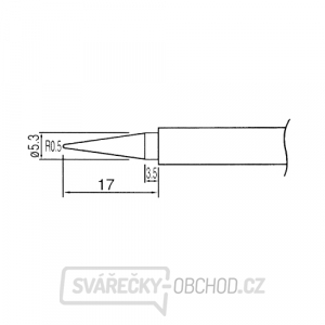 Hrot N1-1 pre spájky ZD-200ND, ZD-707N, ZD-707NL, 06530049, 06530005, 06530050, 06530051, 06530088 gallery main image