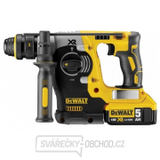 DCH274P2 Aku bezuhlíkové kombi kladivo SDS-Plus 18V, 2x 5,0Ah XR Li-Ion + rýchloupínacie skľučovadlo DeWALT + kufor Náhľad