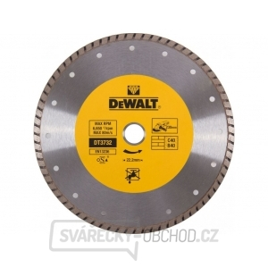 DT3732 Diamantový kotouč TUBRO profi ze slinutých karbidů 230x22,2 mm pro suché řezání betonu DeWALT gallery main image