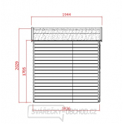 Záhradný domček SOLID EVA 229 x 194 cm Náhľad