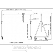 Portálový žeriav LT2-1000 Náhľad