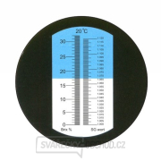 Refraktometer na meranie pivné mladiny/pivovarský cukromery ATC 32 Náhľad