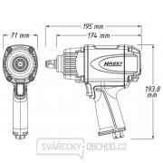 Pneumatický rázový uťahovák HAZET 9012 P-1 Náhľad