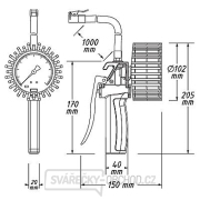 Pneuhustič s presným tlakomerom HAZET 9041 G-1 Náhľad