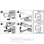 Kladivo sponkovacie, 6-10mm/tl.1,2mm Náhľad