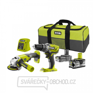 RYOBI R18DDAG-242S - 18 V set gallery main image