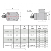 Hydraulický zdvíhací valec HHYG-10D Náhľad