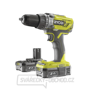 Ryobi R18PD3-220S aku 18 V vŕtačka + 2x batéria 2 Ah + nabíjačka ONE + gallery main image