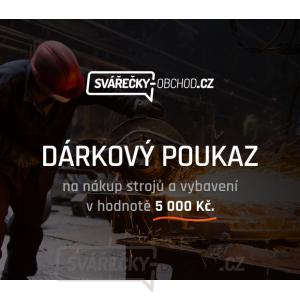 Darčeková poukážka v hodnote 5000 Kč gallery main image