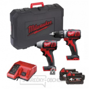 Milwaukee PowerPack set aku náradia M18 BPP2D-402C Náhľad