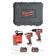 Milwaukee Bezuhlíkový set aku náradia M18 CBLPP2A-402C Náhľad