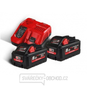 Milwaukee M18 HNRG-802 Sada batérií a nabíjačky gallery main image