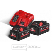 Milwaukee M18 HNRG-552 Sada batérií a nabíjačky gallery main image