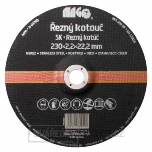 Rezný kotúč na nerez 230x2,2x22,2mm gallery main image