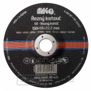 Rezný kotúč na kov 150x1,6x22,2mm gallery main image