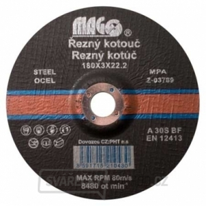 Rezný kotúč na kov 180x3,0x22,2mm gallery main image