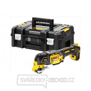 AKU BEZUHLÍKOVÁ OSCILAČNÍ MULTIBRUSKA DeWALT DCS356NT S PŘÍSLUŠENSTVÍM, BEZ BATERIE A NABÍJEČKY, KUFR T-STAK, 18 V gallery main image