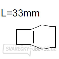 Keramická hubica č. 4 6,4x33 mm (42,0300,0820) gallery main image