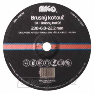 Brúsny kotúč na kov 230x6x22,2 mm  gallery main image